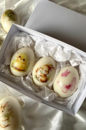 Set 3 Ouă cu ilustrații