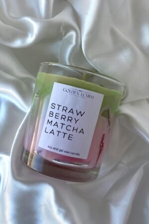 Lumânare Strawberry Matcha Latte