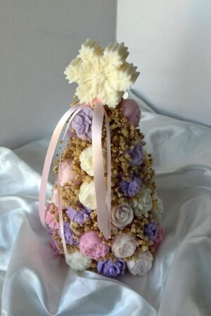 Aranjament din ceara Winter Blossom