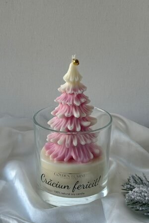 Lumânare Pink Winter