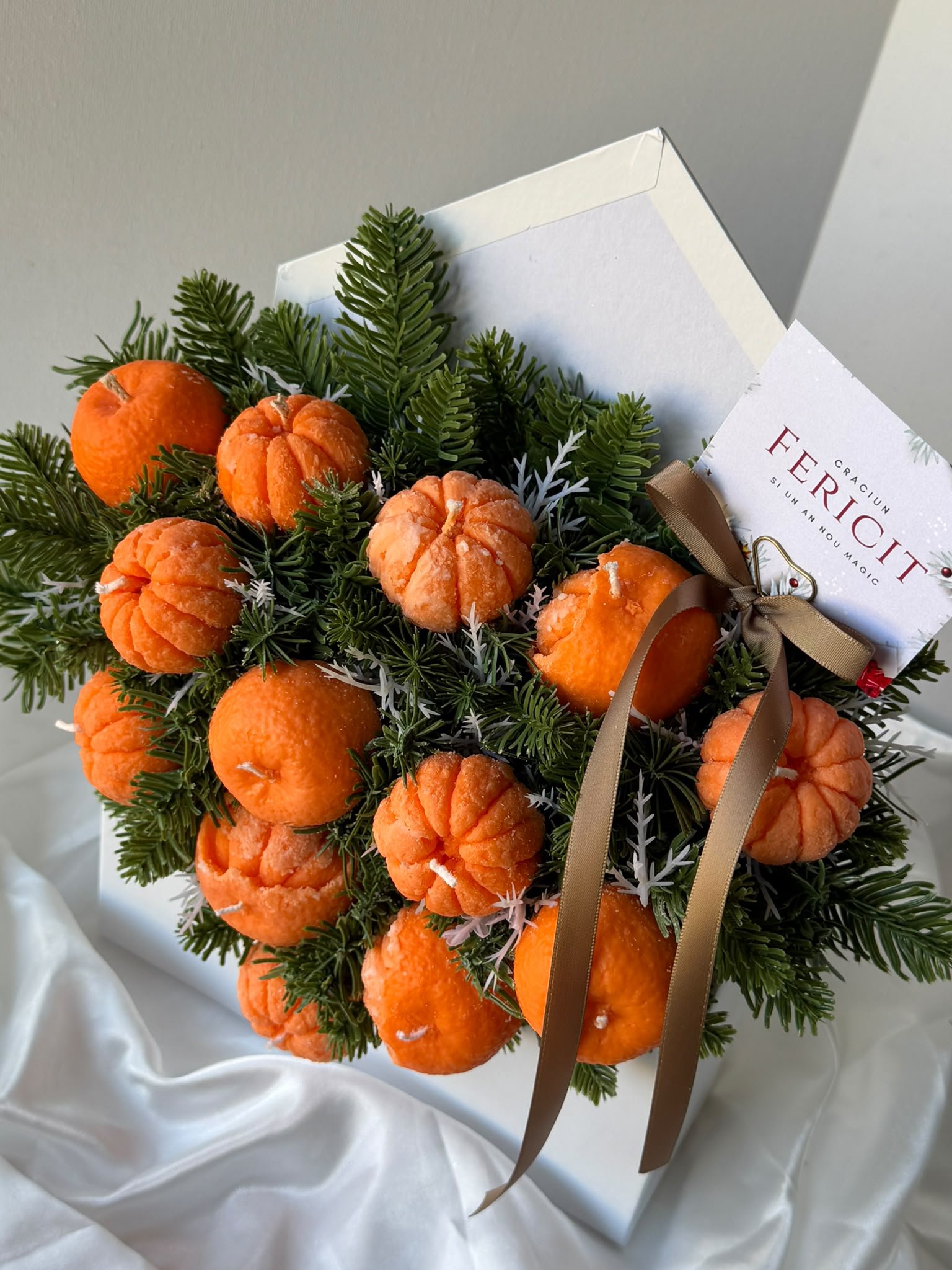 Aranjament din ceara Mandarin Christmas - imagine 3